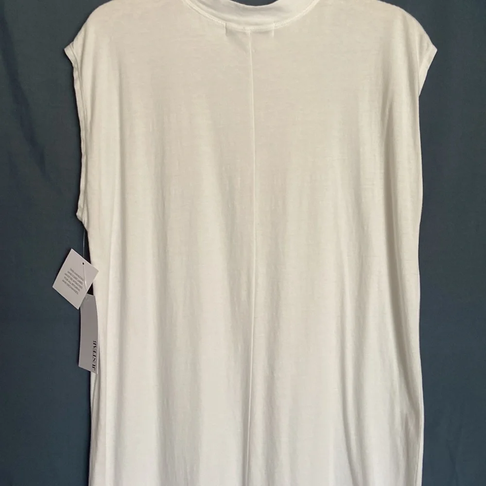 JUSTFAB Dress-NWT-Young Women Sz-S- Versatile White Beach/Pool/Robe/Coverup/Maxi